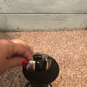 Earrings and bracelet